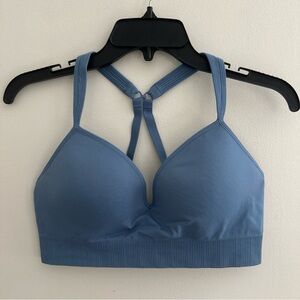 Athleta Women’s Embrace Sports Bra Blue Size Medium Convertible Activewear